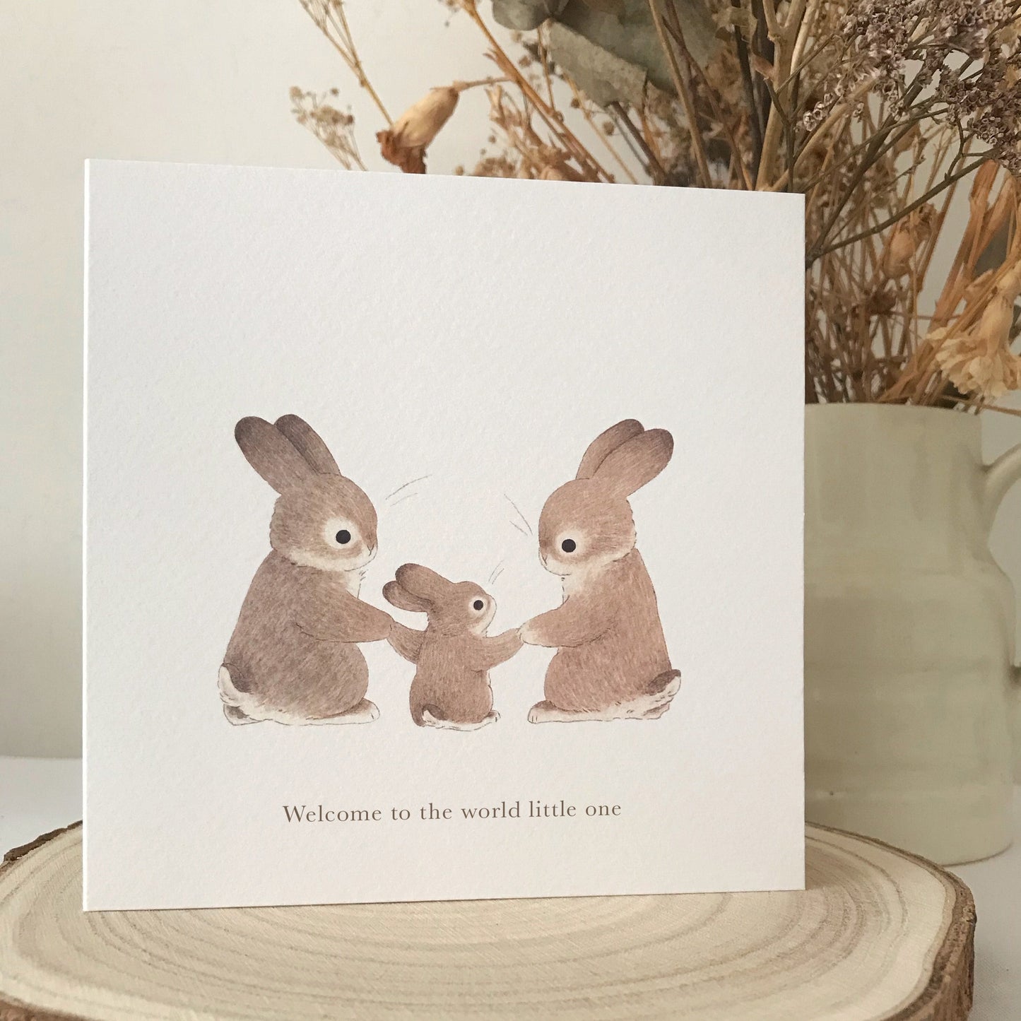 ‘Bunny family’ Greeting Card