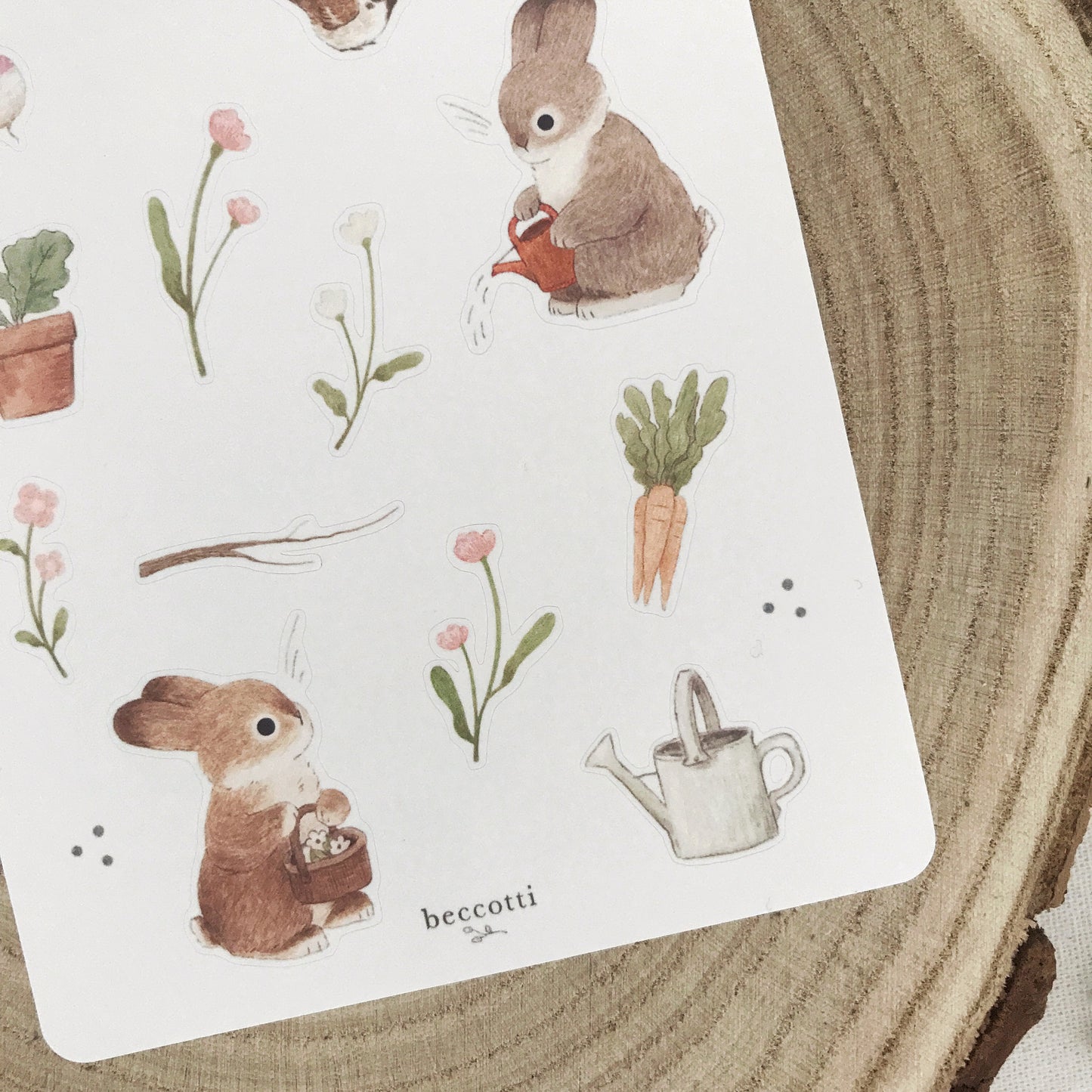 ‘In the garden’ Sticker Sheet