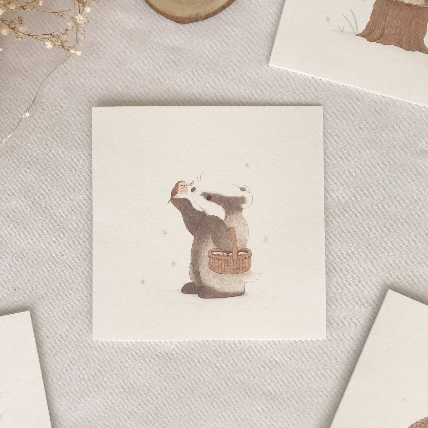 Set of 4 Winter Cards