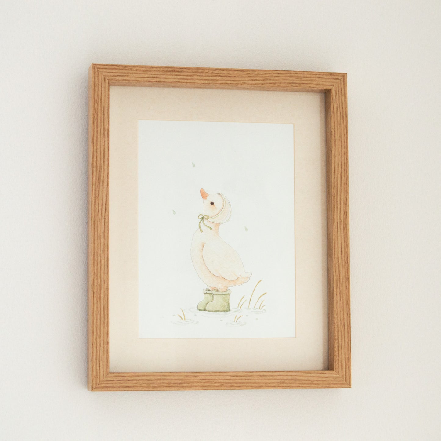 Rainy Duck A5 Art Print