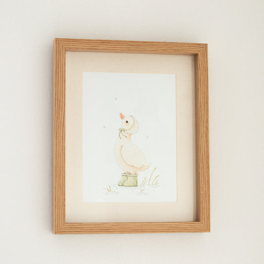 Rainy Duck A5 Art Print