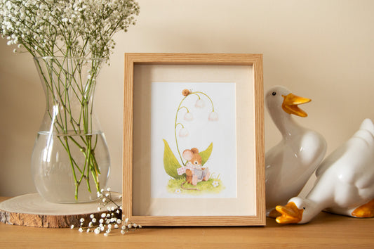 Lily of the Valley Mouse Keepsake Set