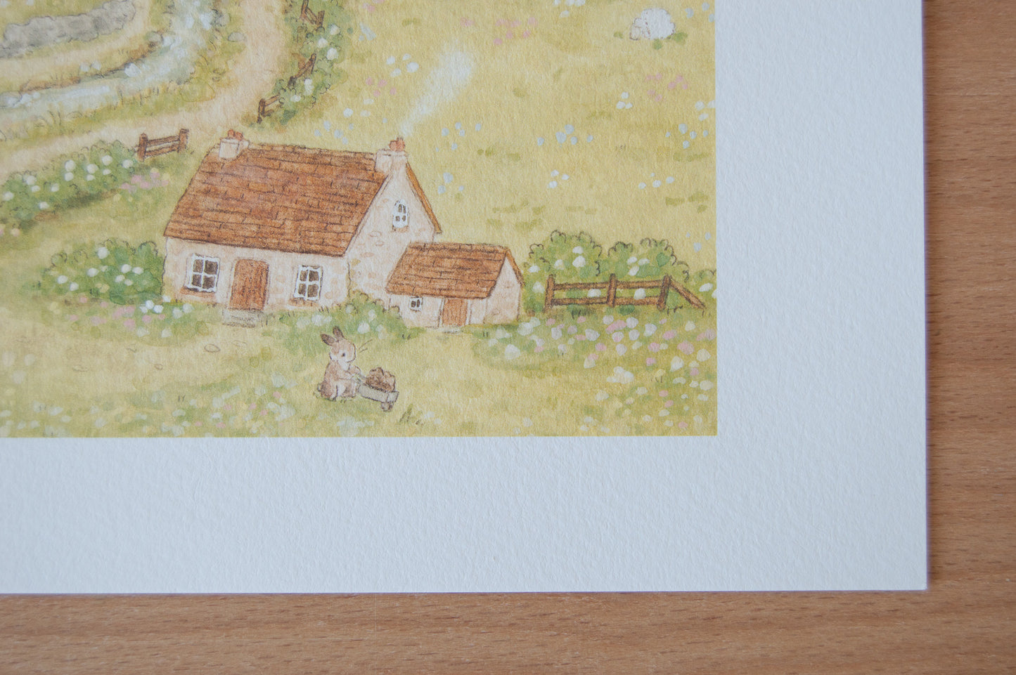 Elderberry Brook Village Map Art Print