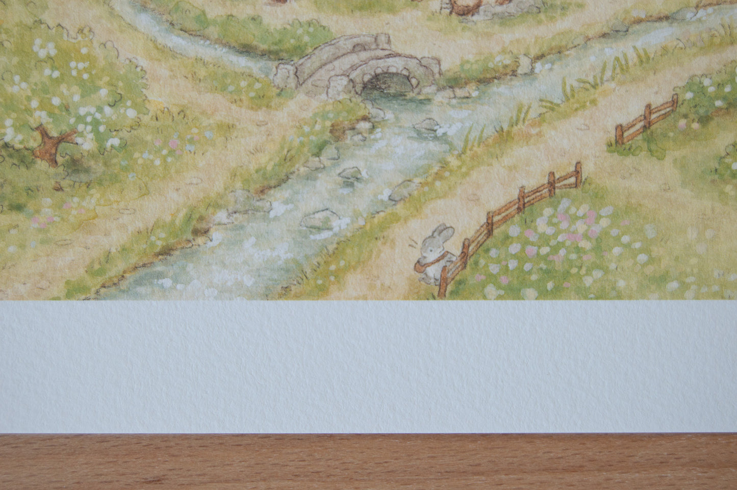Elderberry Brook Village Map Art Print