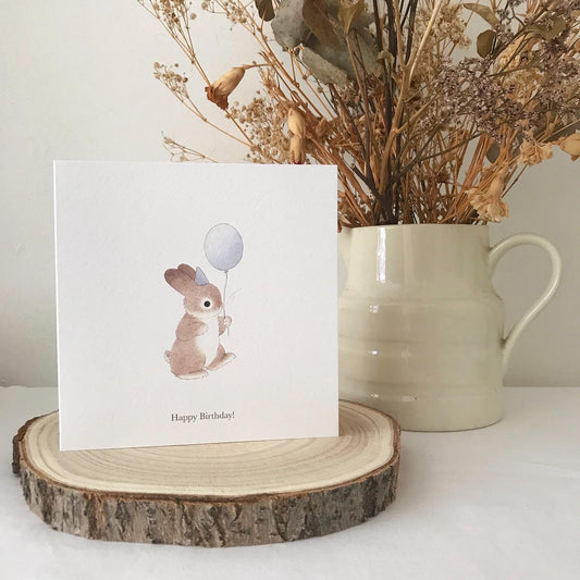 ‘Birthday bunny’ Greeting Card