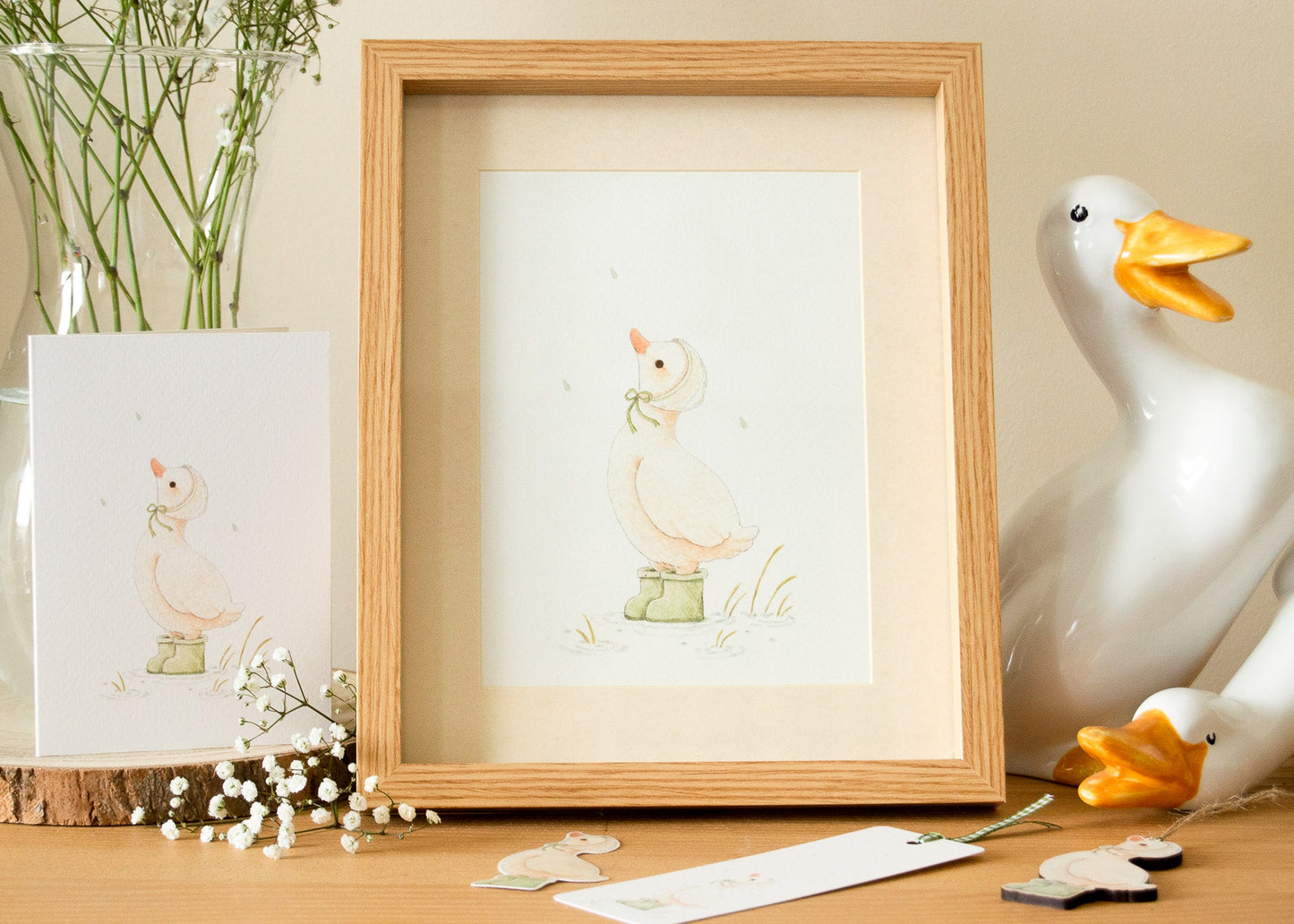 Rainy Duck Keepsake Set